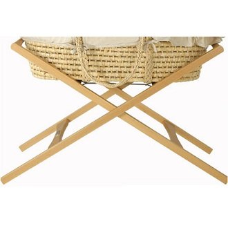 Mamas & Papas Moses Basket/Carrycot Stand (Deluxe, Natural)