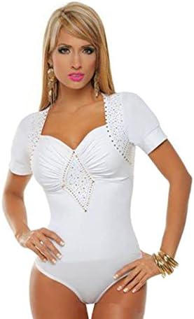 FARINA@013 Control Vest Sleeveless Stretch Camiseta Shapewear Tummy Slimming, Bodysuits, Leopard, Body Shaper S M L XL (S/M, WHITE)