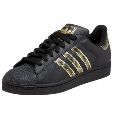 mens adidas superstar 2 black