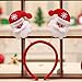 Produktbild Newin Star Niedliches Weihnachten Stirband für Mädchen und Frauen Weihnachtsdekoration Netter Weihnachtsparty Schmuck Haarband, Weihnachtsmann