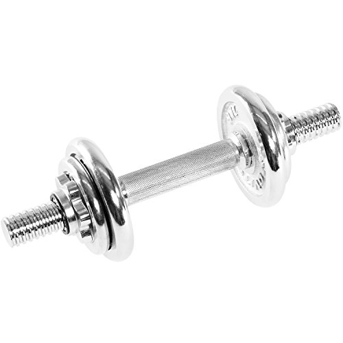 MOVIT® Kurzhantel Set, Hantelset Gusseisen Chrom 15 kg - 8
