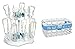 Munchkin High Capacity Drying Rack and Dishwasher Basket Set, Blue