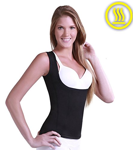 Exklusive Shirt Schlankheitskur Damen mit Die neue Technologie NEOTEX. Verpasst Gewicht leicht mit diesem Shirt Bauchweg. Formt und durch Wärme in Punkte. Ideal zur Verwendung während Ihr Training aber auch zu Arbeit oder Zuhause – Triple Schicht. schwitzt, absorbiert und verdunstet. Größe S Small - 3