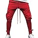 Produktbild Sannysis Herren Hose Cargo Chino Jeans Sportbekleidung Baggy Slim Fit Hosen Slacks Sweatpant Rot/Armee-Grün/Schwarz / Weiß/Dunkelgrau