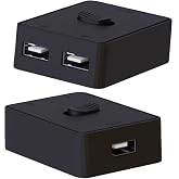 Lunatic 5945 2 Port Usb 2.0 To KVM Switch &Ccedil;oklu Pc Kasa &Ccedil;oklayıcı Hub Anahtar Bir PC&rsquo;ye iki farklı USB cihaz bağlama Bir USB 