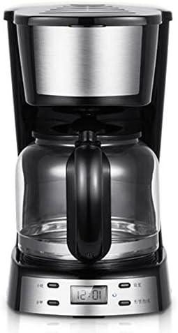 XIA Coffee Pot Black 800W 1.8L Drip Type  Espresso Maker   Easy To Clean    Home Coffee Shop