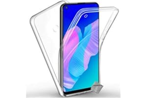COPHONE - Funda para Huawei P40 Lite E enteramente Transparente 360 Grados de protección Completa Delantera Suave + Trasera rígida. Funda táctil 360 Grados antigolpes para Huawei P40 Lite E