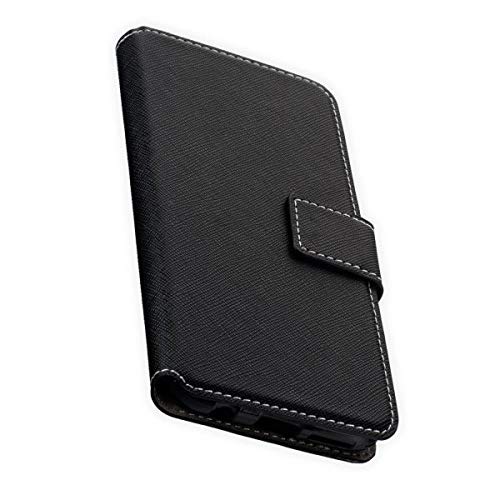 Preisvergleich Produktbild BookStyle Tasche Vertikal für Samsung Galaxy A40 - mit Halterung - schwarz