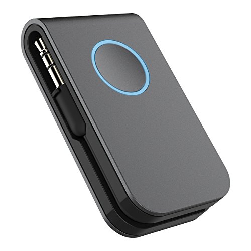 Preisvergleich Produktbild Bluetooth Sender Transmitter Doosl Drahtlose Beweglicher Stereo Musik Audio Bluetooth Empfänger aux Adapter mit 3,5-mm-Audio-Anschluss für TV, iPod, CD-Player, PC, MP3, MP4, etc.