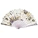 Produktbild TianranRT Falten Chinesisch Stil Hand Fan Mode Party Kleid Accessoires Sommer Fan (Gelb)