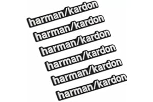 XCBW 6X Car Lautsprecher 3D Emblem Aluminium Abzeichen Aufkleber Silber