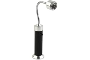 PUUPAA BBQ Grill Licht, Magnetisch für 360 Grad Einstellbar BBQ Licht, 9 LED Outdoor Grill Lichter BBQ Zubehör für Outdoor Camping, Picknick, Werkstatt, Batterie nicht enthalten - 1 PC