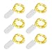 Produktbild Cuitan 1M 10 LEDs Kupferdraht Lichterkette, 6 Stück Warmweiß String Lights Batterie-betrieben Lichterdraht Schnur Lichter Drahtlichterkette für Weihnachten, Party, Garten, Hochzeit, Baum, Terrasse
