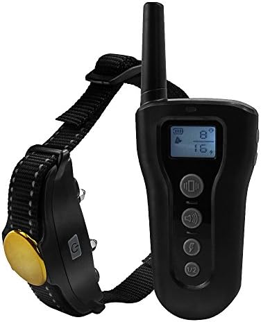 ELUP Dog Training Collar,1000ft Remote Rechargeable Waterproof Electric Shock Collar For Small Medium Large Dogs