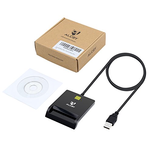 Alcey USB gemeinsamen Zugriff Smart Card Reader, Schwarz - 5