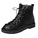 Produktbild Stiefeletten Damen,Sannysis Mode Frauen British Martin Stiefel Vintage Plattform Stiefel Student Flache Stiefel