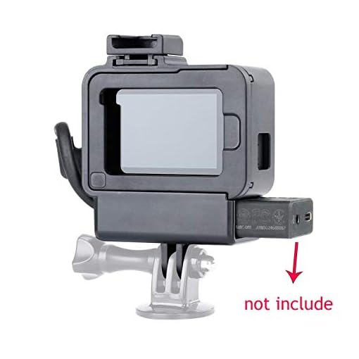 ULANZI V2 Protective Housing Case Vlogging Frame Cage Mount with Microphone Cold Shoe Compatible for GoPro Hero 7 6 5 Vlog Setup Action Camera Accessories - Image 5