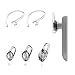 Produktbild LANMU 5 x s m l Silikon Weich Ohrbügel GEL Bud Kopfhörer für Plantronics M165 M155 Savor M975 M100 MX100 M250, HM1100, HM1200 HM1600 HM1700