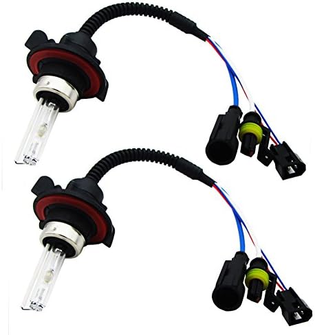 HID Headlight 55W Replacement Xenon Bulbs Lamp for H13 Brilliant White Lights with 8000K