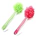 Pixnor Long Handle Back brush use with soaps, gels, scrubs, body washes (Random Color)