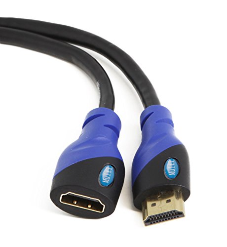 Multi-Kabel HDMI High Speed Verlängerungskabel, Männlich zu Weiblich [10M] 1.4a- unterstützt Full HD 3D & Audio Return Channel "10 Meter"