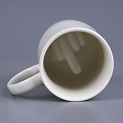 Kicode Céramique Middle Finger Conçu Café au lait DRINKWARE Barware Tasse de Ustensile de cuisine