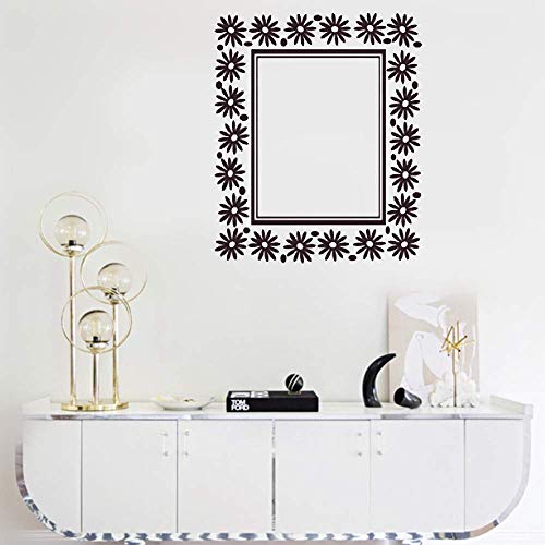 Dozili Vinyl Wall Decal Sticker Wall Art Flower Border Graphic for Living Room Bedroom Nursery Kids Room Hose Home Decoration Gift Idea 19.6" x 27.4"
