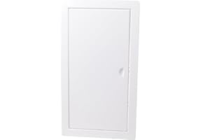 Aqbau® Trappe de Visite 300 x 600 mm Blanche – Fermeture à Pression – Pour Mur, Plafond, Baignoire, Gaine Technique, Tappe d'acces