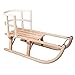Produktbild ScSPORTS 80 cm Schlitten Davos mit Holzlehne Holzschlitten Rodel