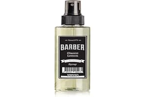 BARBER MARMARA BARBERA MARMARA Limón Kolonya 80° 150ml spray bomba | Eau de Colonia | Después de afeitarse | Agua de afeitar | Aroma a limón | Kölnischwasser | Classik Limón Perfumado Agua Mujeres y Hombres