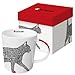 Produktbild PPD Catwalk Trend Kaffeebecher, Kaffeetasse, Kaffee Becher, New Bone China, Rot / Weiß / Schwarz, 350 ml, 602616