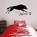 Produktbild LTTGG Free Wolf Vinyl Wandkunst Applique Teen Schlafzimmer Wohnzimmer Wandaufkleber Fensteraufkleber 42x95 cm