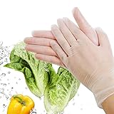 1 caja de 100 piezas equivale a 50 pares. Sin plastificante, sin éster, sin aceite de silicona, sin polvo. Los guantes desechables para el hogar están hechos de material de caucho nitrilo, de alta calidad, no tóxico, aséptico, saludable de usar. Grosor razonable, buen tacto, buena flexibilidad, resistente a ácidos y álcalis, resistente a aceites, anti bacterias. Ideal para uso doméstico de limpieza, inspección sanitaria, industria alimentaria, industria química, etc.