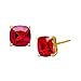 Produktbild 3 5/8 CT), 2,6 geschaffen Rubin Ohrstecker in 14 K Gold