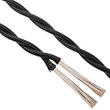 Cable trenzado imitación al cable eléctrico de principio de siglo XX.