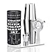 Produktbild Cocktail Set, Godmorn Boston Cocktail Shaker, Professioneller Cocktailshaker Set 4-Teiliges, Mixer Shaker, Sieb, Strohhalme, Messbecher, Hause Bar Set, Geschenk Box mit Cocktail Taschenbuch