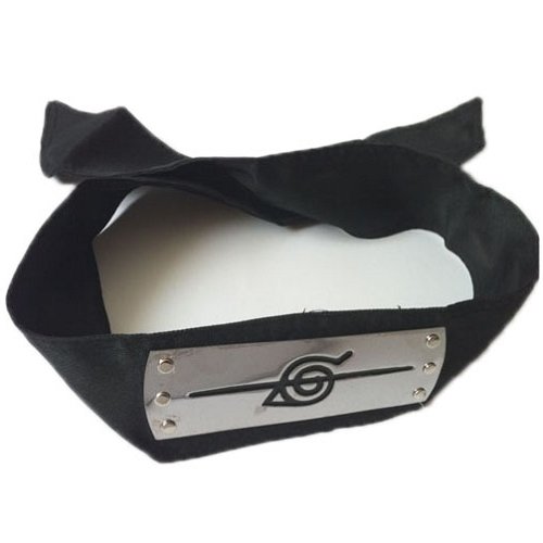 Hot!Naruto Cosplay Set für Tobi – Akatsuki Mantel (L) + Narudo Tobi Maske (gelb) + Tobi (Uchiha Madara) ring + Tobi Uchiha Itachi Stirnband + Naruto Akatsuki Schuhe - 3