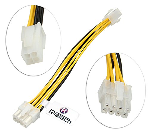 RiaTech® SMPS 4 PIN TO 8 PIN Converter In 0.20M - 8 pin male to 4 pin female - suitable for converting 12V - 4pin cable of Power Supply to 12V - 8 pin - for use with Power Supply RS.199 (80.00% Off) - Amazon RiaTech® SMPS 4 PIN TO 8 PIN Converter In 0.20M - 8 pin male to 4 pin female - suitable for converting 12V - 4pin cable of Power Supply to 12V - 8 pin - for use with Power Supply RS.199 (80.00% Off) - Amazon