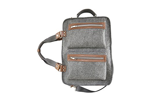 Filztasche anthrazit-grau Schultertasche Notebooktasche Laptoptasche Umh  ngetasche Sporttasche Schultasche