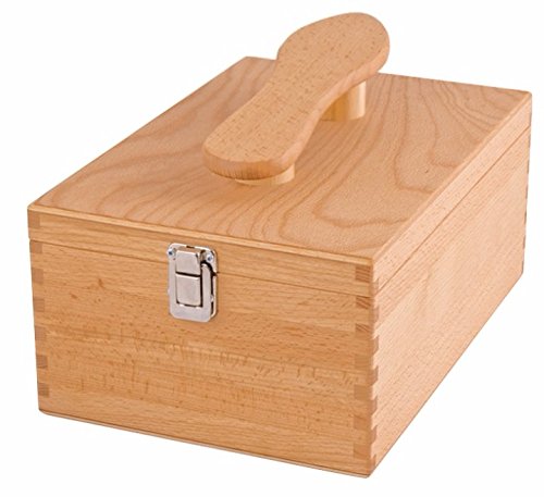 Preisvergleich Produktbild Schuhputzklappkiste mit Schuh-Griff ohne Inhalt