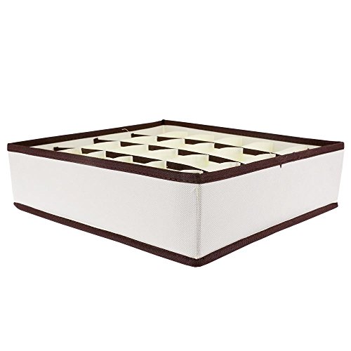 LemonBest® Schubladenunterteilungen Kleiderschrank Veranstalter Bra Unterwäsche Aufbewahrungsboxen (24 Cell) - 6