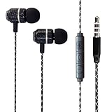 reichlich® Kopfhörer, Sony Xperia L1, Xperia XZS, Xperia XZ Premium, Xperia XA1, Xperia XA1 Ultra, Xperia XA, Xperia XA-Ultra, Xperia XA Dual Wired Bass Stereo-In-Ear-Kopfhörer Kopfhörer Headset in-ear mit Fernbedienung und Mikrofon Mikrofon mit 3,5 mm Klinke