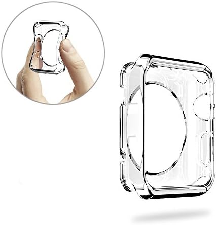 Apple Watch 2 Case 38mm, FashionAids eletroplated TPU Scratch-resistant Flexible Case Slim Lightweight Protector for Apple Watch Series 1, Series 2, 38mm Clear