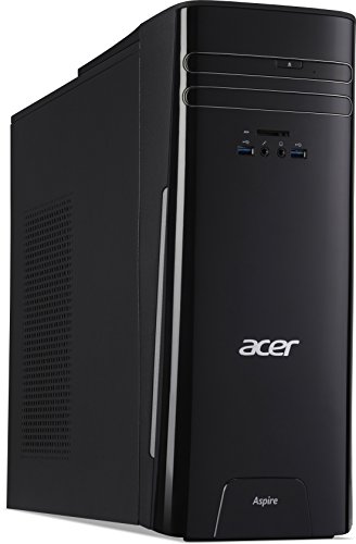 Acer Aspire TC (TC-780) Desktop PC (Intel Pentium G4400, 4 GB RAM, 1000 GB HDD, DVD, Intel HD Graphics, Win 10 Home) schwarz