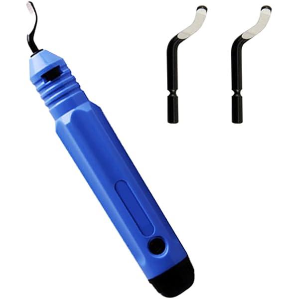 Kit Ébavureur 21 Pièces Avec 20 Lames - 5 Modèles Pour Métal, Plastique, Impression 3D - Rotation 360°