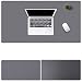 Produktbild Unbekannt Spiel Mauspad Tischset 1200 * 900mm große Mauspad, Büro Mauspad, Leder Pad Jungen und Mädchen Lernmatte, Wasserdichte Mauspad Schreibtisch Pad rosa/schwarz-black-900 * 450mm