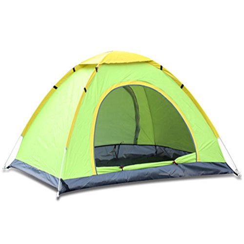 Campfine Tiendas al aire libre fáciles al aire libre para 2-3 personas Deportes Cámping Senderismo Pesca Tienda de viaje con bolsa de transporte (verde)