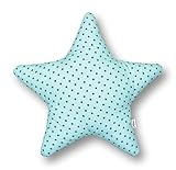 Amilian Kissen Stern Mint minimini Dekokissen Kuschlig Flauschig ca. 60 cm