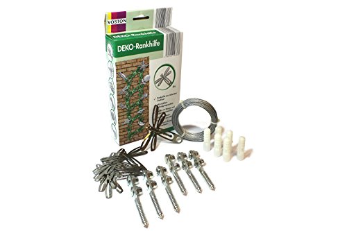 Dekorative Rankhilfe mit Stahlseil [Kletterhilfe Gartendekoration] mit 6 Motiven [unsortiert]