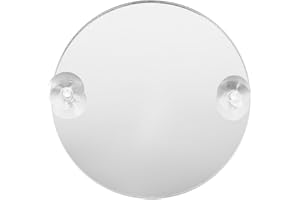 Zerodeko Fish Tank Suction Cup Mirror Acrylic Compact Mirror Betta Tank Decorative Accessory Aquarium Suction Cups